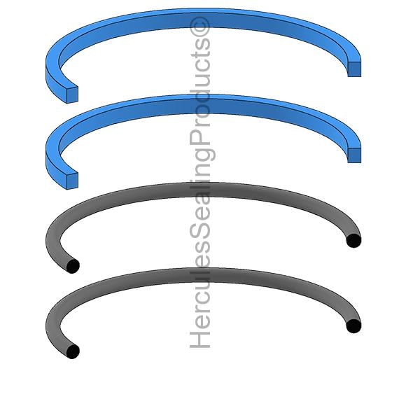 Miller - After Market Parts Hydraulic Cylinder Repair Kit- I-TK-75FKM-1.000 JV-ES200-100 - main